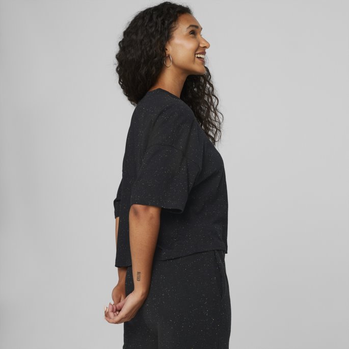 Re:collection Relaxed Tee Kvinner Black Heather Puma På Tilbud