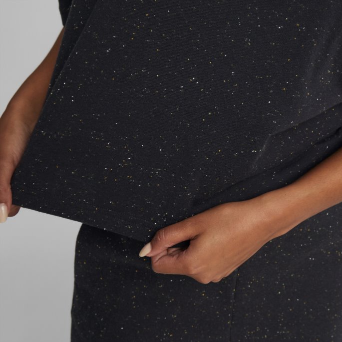 Re:collection Relaxed Tee Kvinner Black Heather Puma På Tilbud