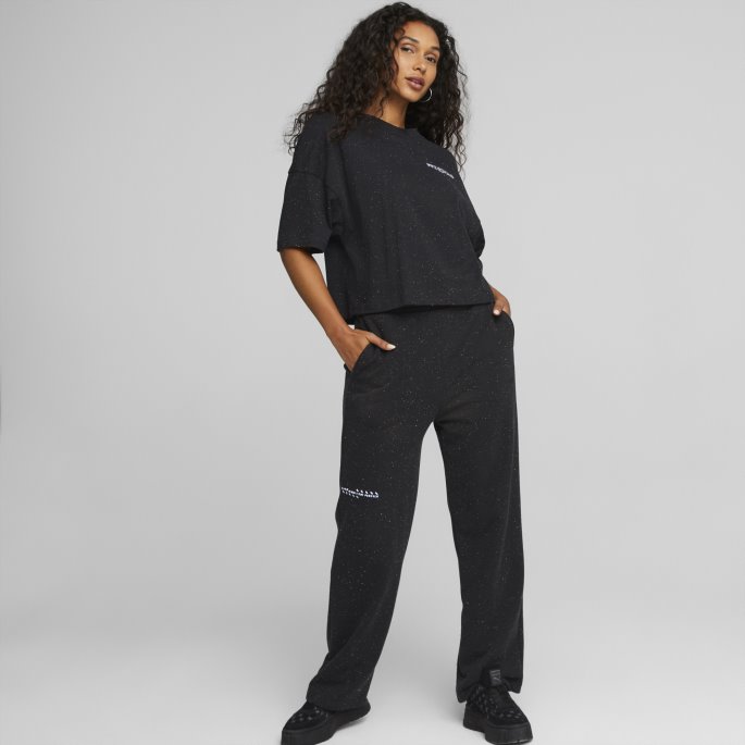 Re:collection Relaxed Tee Kvinner Black Heather Puma På Tilbud