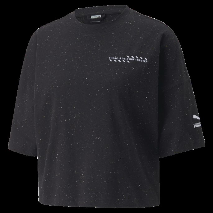 Re:collection Relaxed Tee Kvinner Black Heather Puma På Tilbud