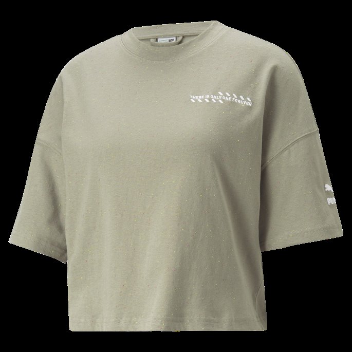 Puma På Tilbud Re:collection Relaxed Tee Kvinner Pebble Grey Lyng