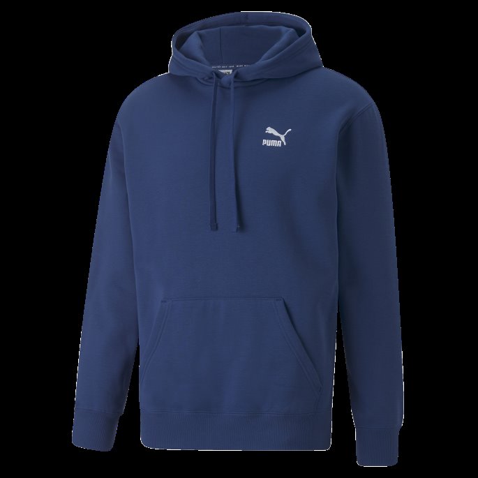 Flammende Blå Klassikere Hettegenser Menn Puma På Tilbud
