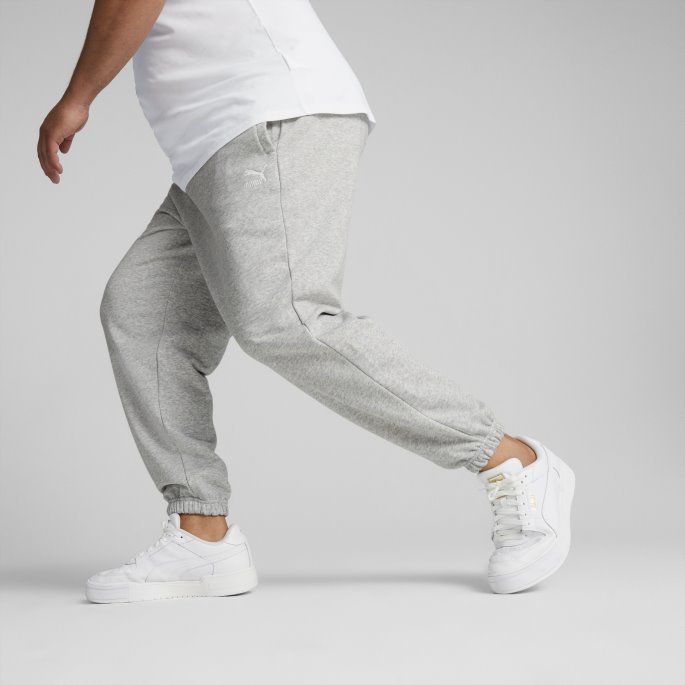 Klassiske Joggebukser For Menn Puma På Tilbud Lys Grå Lyng