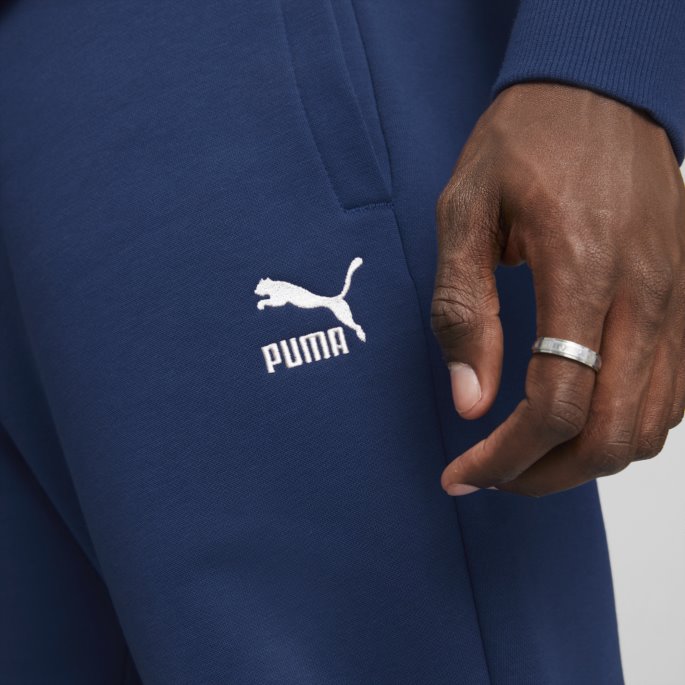 Klassiske Joggebukser Herre Puma På Tilbud Flammende Blå
