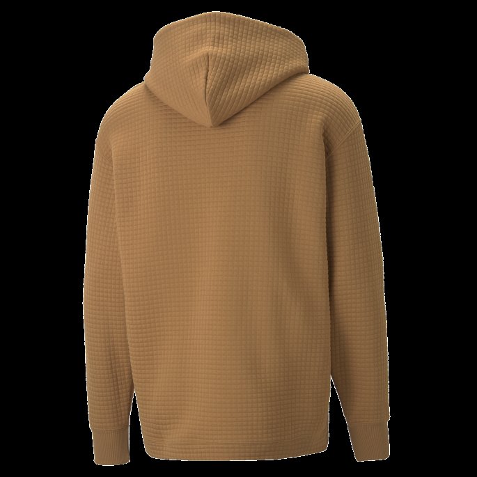 Puma På Tilbud Klassikere Vattert Hettegenser Menn Desert Tan