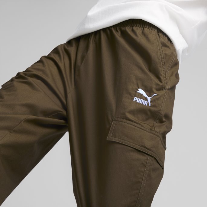 Puma På Salg Dyp Oliven Klassikere Vevde Bukser Menn