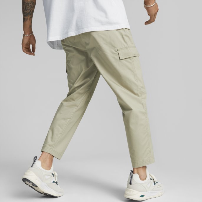 Klassiske Menns Vevde Bukser Pebble Grey Puma På Salg