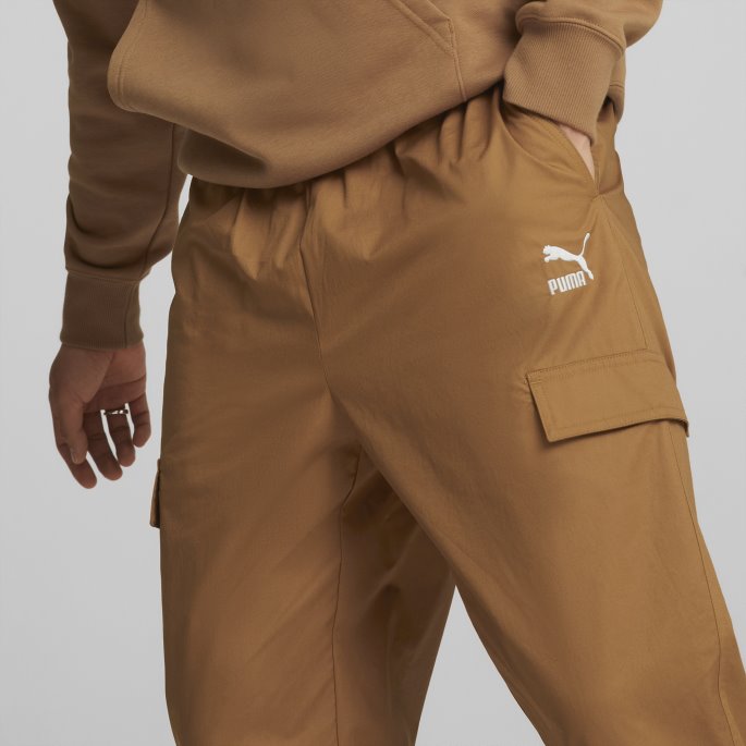 Desert Tan Classics Menns Vevde Bukser Puma På Salg