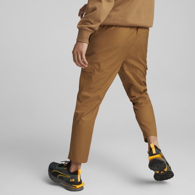 Desert Tan Classics Menns Vevde Bukser Puma På Salg