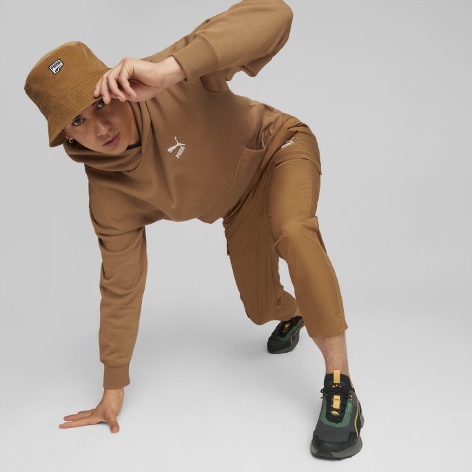 Desert Tan Classics Menns Vevde Bukser Puma På Salg