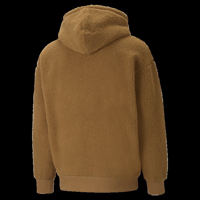 Puma På Tilbud Desert Tan Classics Sherpa Hettegenser For Menn