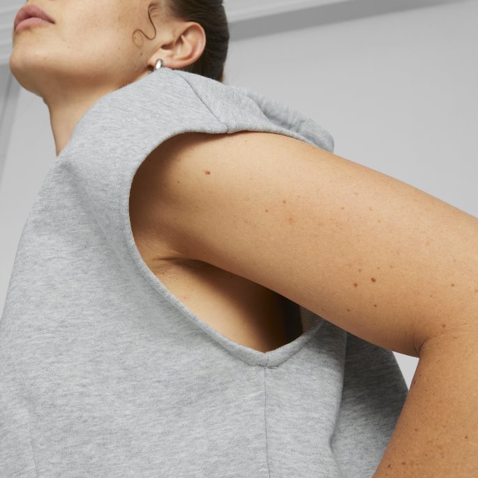 Puma På Salg Våge å Hette Cropped Vest Kvinner Lys Grå Lyng