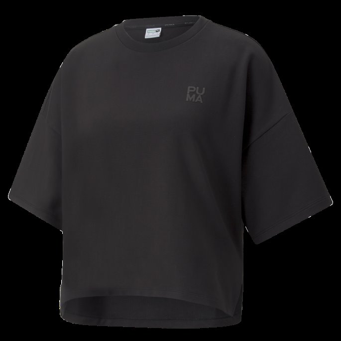 Infuse Relaxed Tee Kvinner Svart Puma På Tilbud