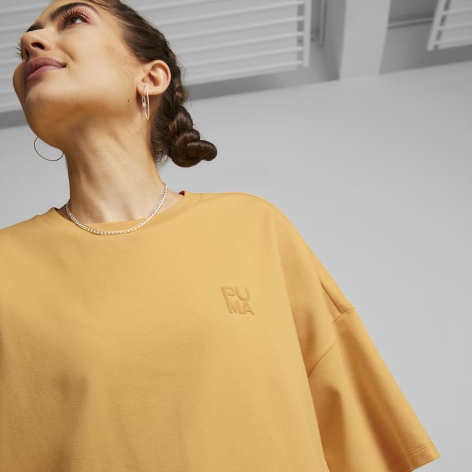 Infuse Avslappet Tee Kvinner Puma På Salg Sennepsfrø