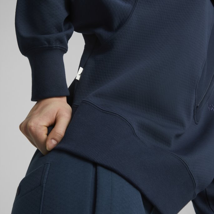 Infuse Sweatshirt Med Halv Glidelås Kvinner Puma På Tilbud Marineblå