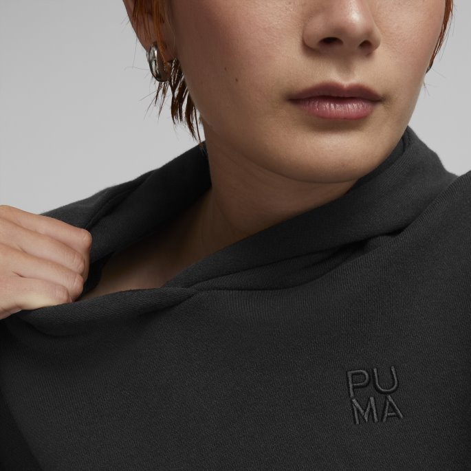 Infuse Oversized Hettegenser Kvinner Svart Puma På Tilbud