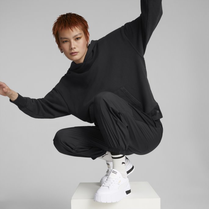 Infuse Oversized Hettegenser Kvinner Svart Puma På Tilbud