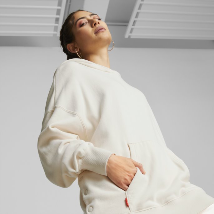 Pristine Puma På Salg Infuse Oversized Hettegenser Kvinner