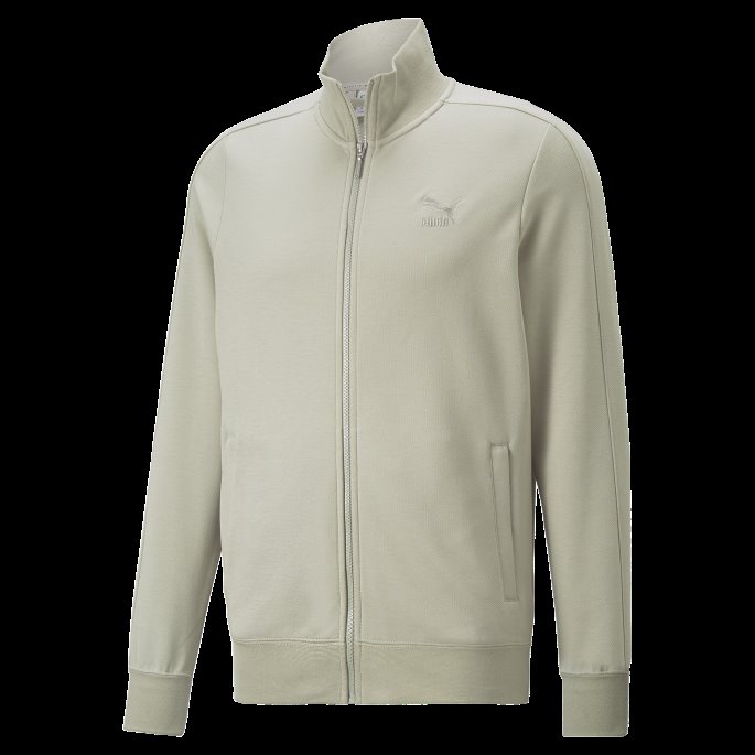 Puma På Tilbud T7 Treningsjakke Herre Pebble Grey