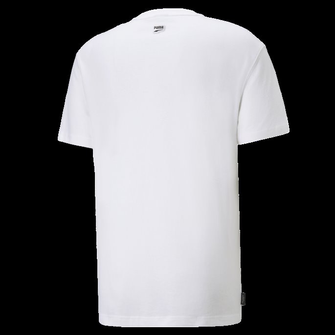 Hvit Downtown Grafisk Tee Menn Puma På Salg