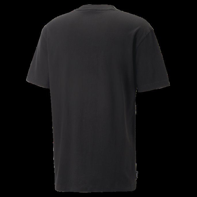 Puma På Salg Downtown Herre Logo T-skjorte Svart