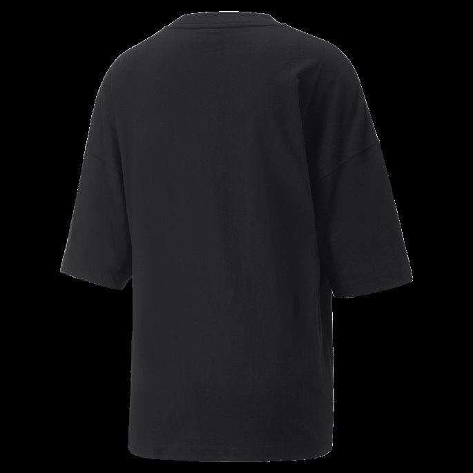 Svart Puma På Tilbud Klassikere Oversized Tee Kvinner