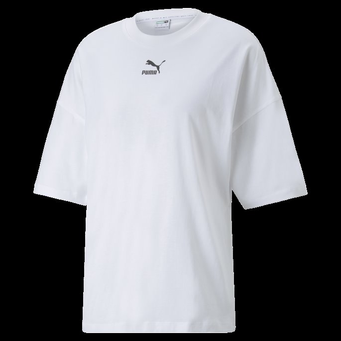 Hvite Klassikere Oversized Dame-t-skjorte Puma På Salg