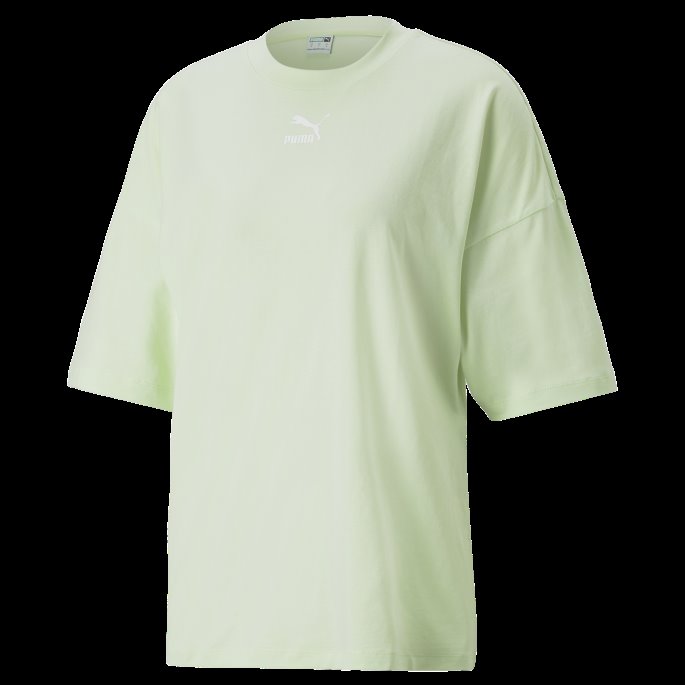 Puma På Tilbud Klassikere Oversized Tee Kvinner Pistasj