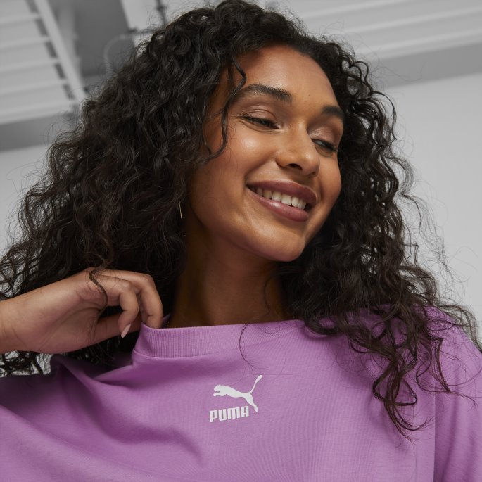 Klassikere Oversized Tee Kvinner Lilla Pop Puma På Salg