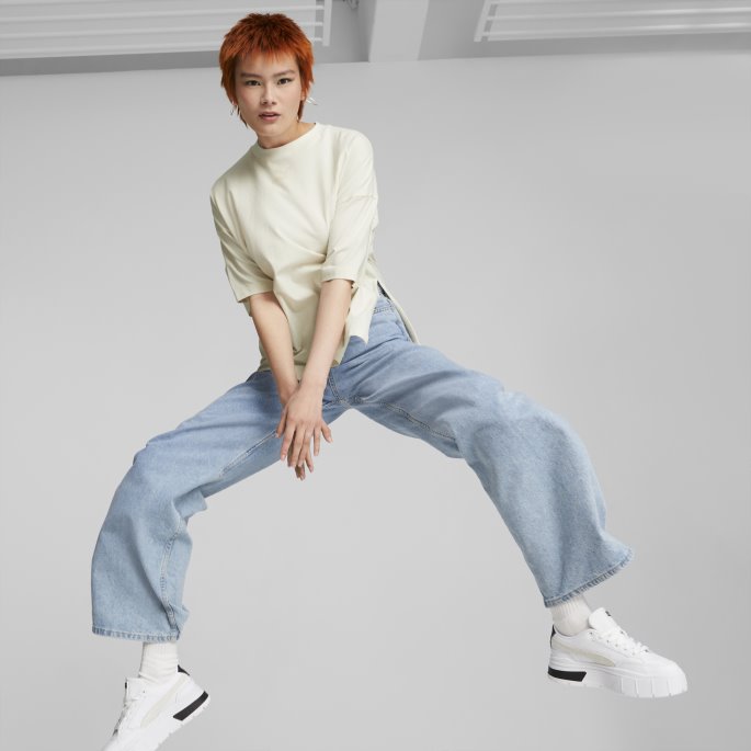 Ingen Farge Klassikere Oversized Tee Kvinner Puma På Tilbud