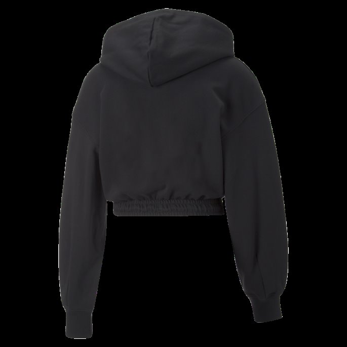 Classics Cropped Dame Hettegenser Svart Puma På Salg