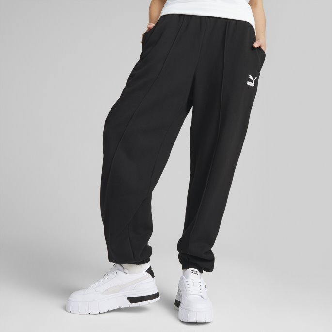 Klassiske Joggebukser For Kvinner Puma På Tilbud Svart