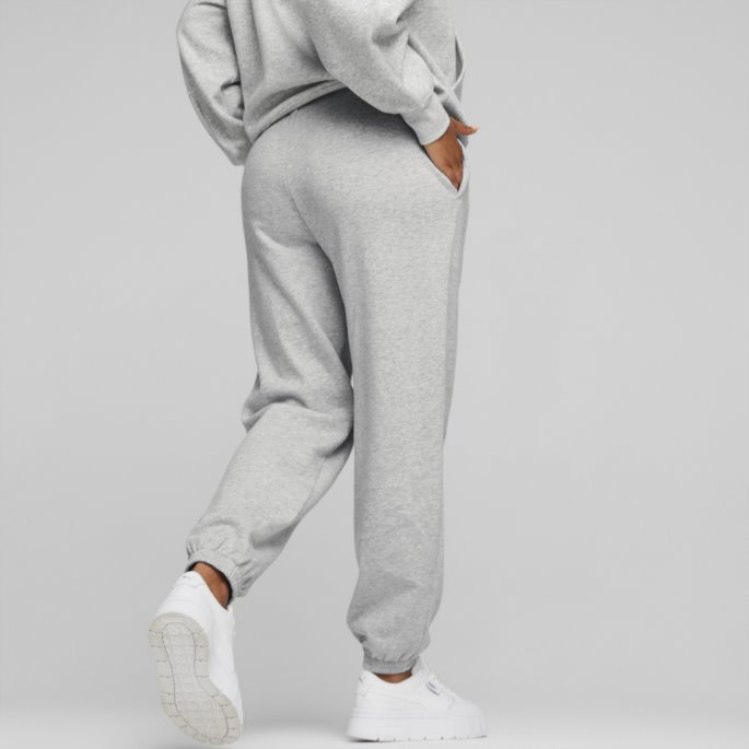 Klassikere Dame Joggebukser Puma På Tilbud Lys Grå Lyng