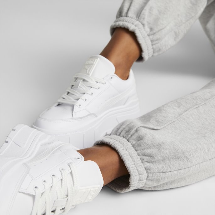 Klassikere Dame Joggebukser Puma På Tilbud Lys Grå Lyng