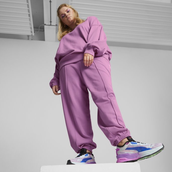 Puma På Tilbud Klassikere Joggebukser Kvinner Lilla Pop