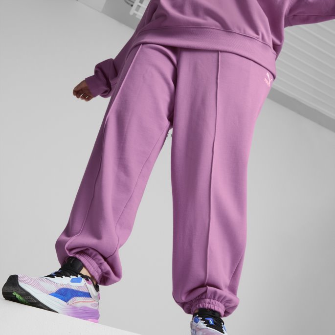 Puma På Tilbud Klassikere Joggebukser Kvinner Lilla Pop