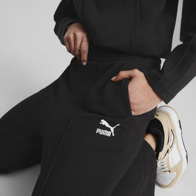 Klassikere Rette Joggebukser Kvinner Puma På Tilbud Svart
