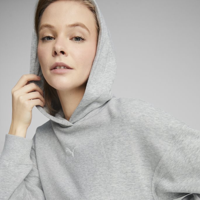 Lys Grå Lyng Klassikere Hette Damekjole Puma På Salg