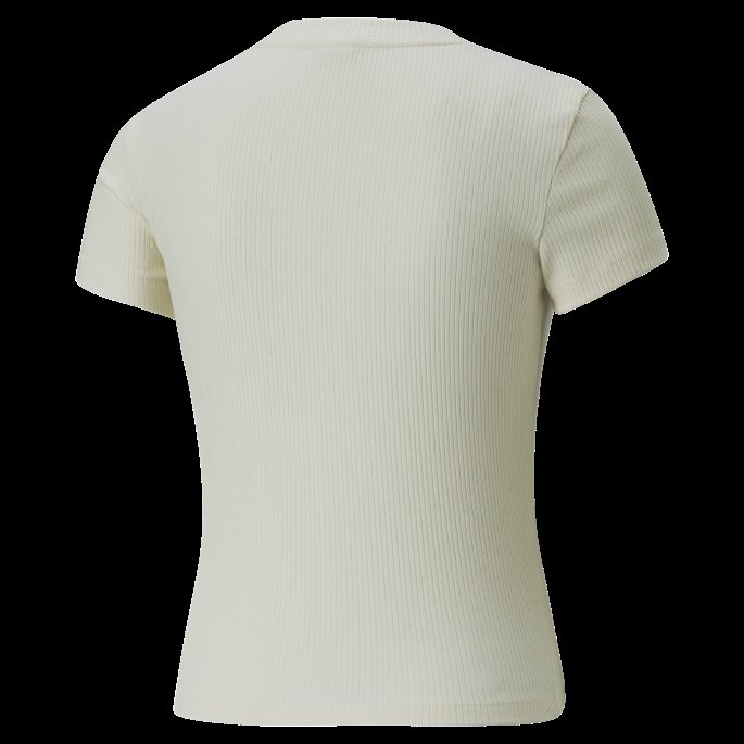 Puma På Tilbud Ingen Farge Klassikere Ribbet Slim T-skjorte Kvinner