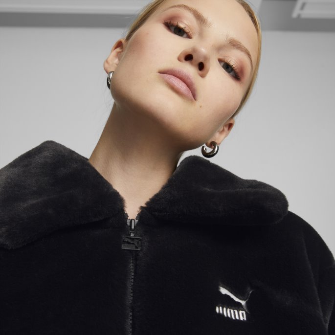 Klassikerjakke Dame Svart Puma På Salg