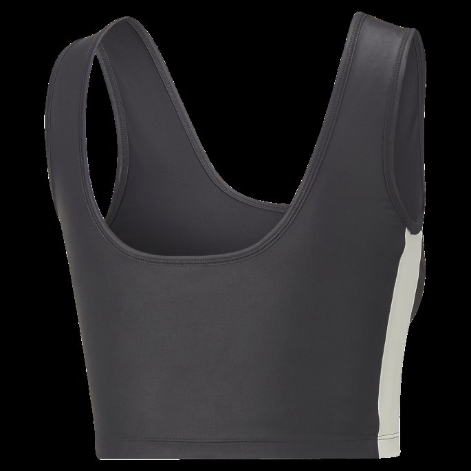 T7 Shiny Cropped Top Kvinner Puma På Tilbud Svart-urørt