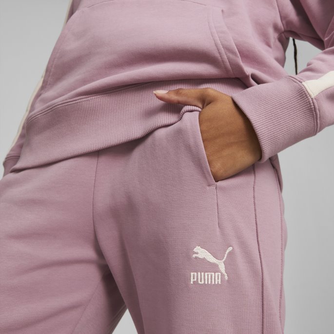 Puma På Tilbud T7 Bukser Med Høy Midje Kvinner Blek Drue