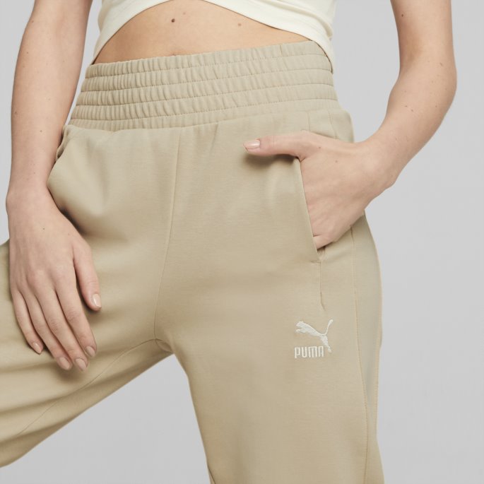 T7 High Waist Bukser Dame Light Sand Puma På Salg