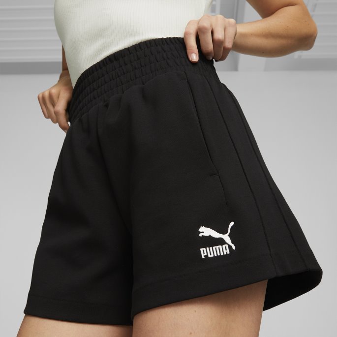 Puma På Tilbud T7 Shorts Med Høy Midje Dame Svart