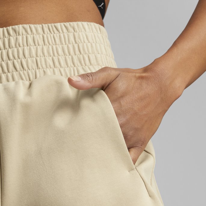 T7 High Waist Shorts Dame Light Sand Puma På Tilbud