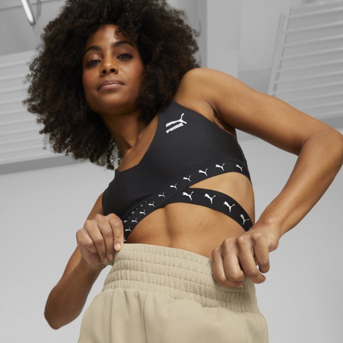 T7 High Waist Shorts Dame Light Sand Puma På Tilbud