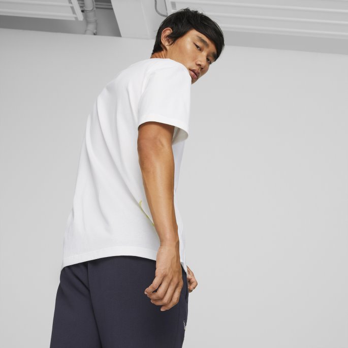 Hvit Neymar Jr Avslappet Herre T-skjorte Puma På Tilbud