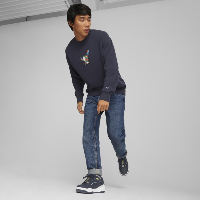 Parisian Night Neymar Jr Crew Neck Herregenser Puma På Tilbud