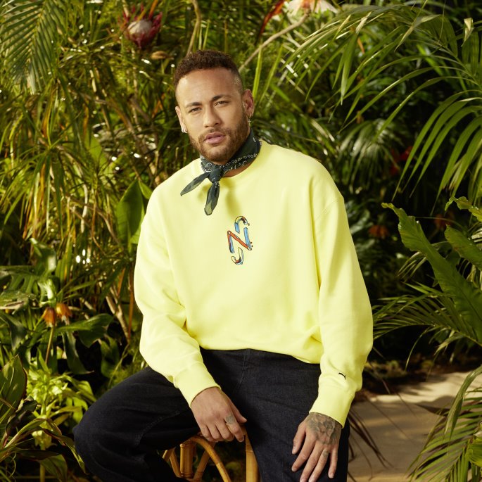 Limelight Puma På Tilbud Neymar Jr Crew Neck Herregenser