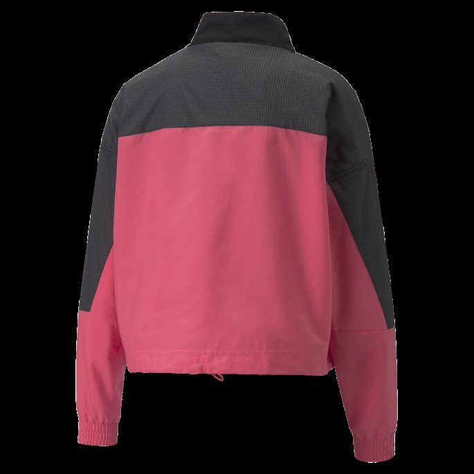 Puma På Tilbud Solnedgang Rosa Swxp Halv Glidelås Vevd Jakke Dame